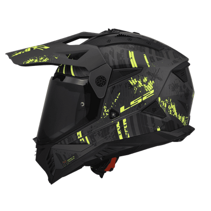 MX436 PIONEER II CRAZY MATT BLACK H-V YELLOW-06