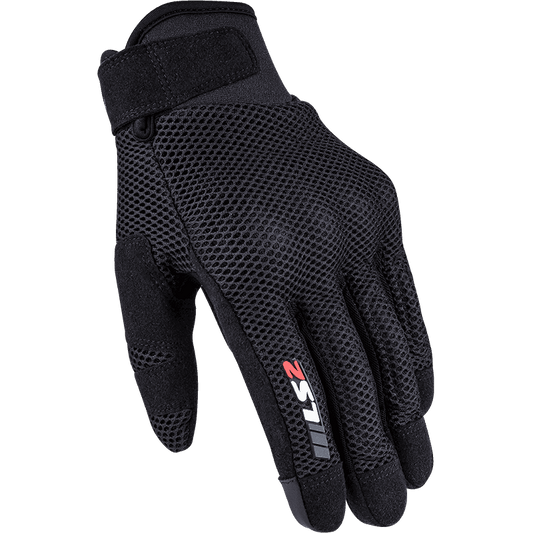 LS2 RAY MAN GLOVES BLACK