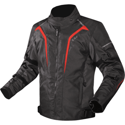 LS2 SEPANG BLACK GREY RED JACKET