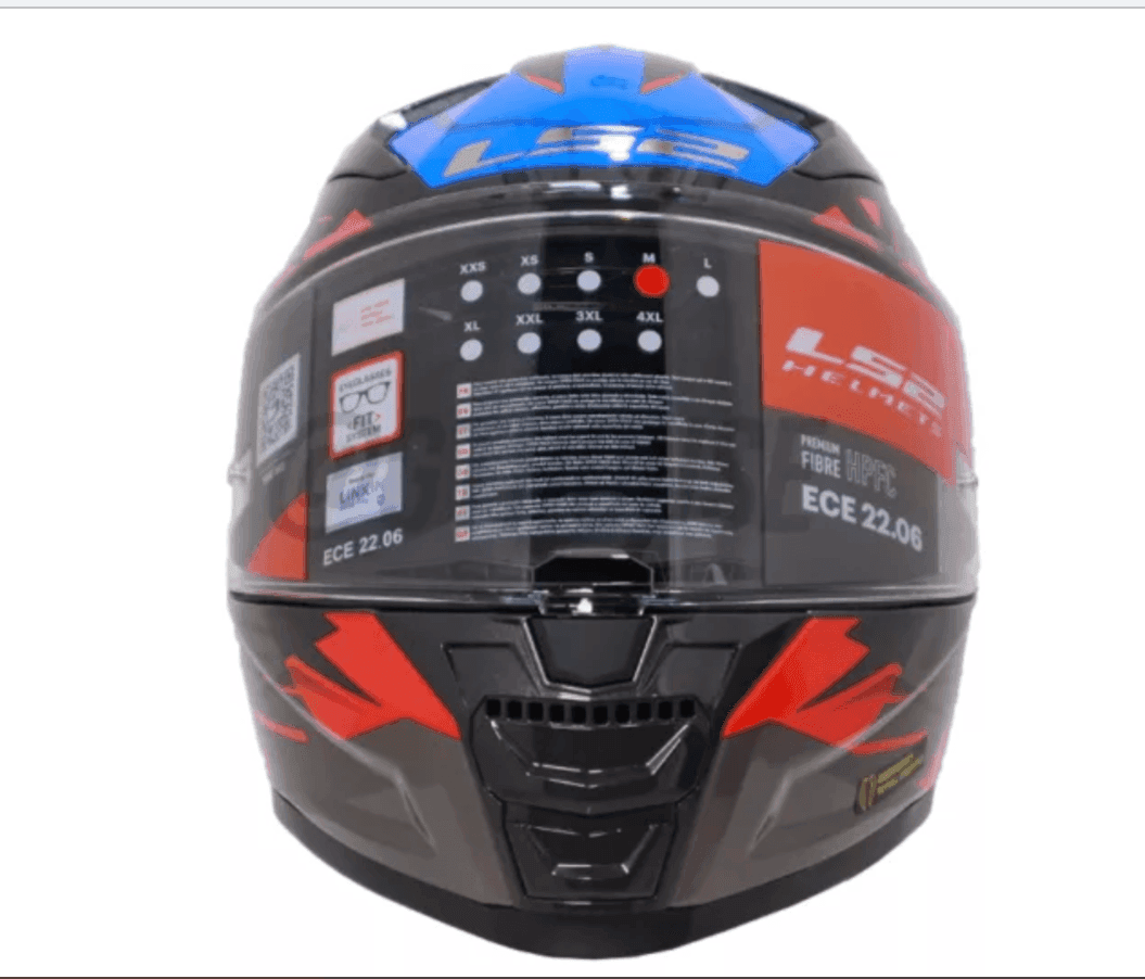 FF811 VECTOR II ABSOLUTE GLOSS BLACK RED BLUE