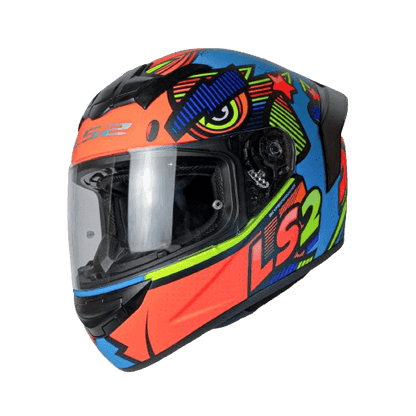 FF352 ROOKIE KHAN MATT BLUE HI-VIZ ORANGE