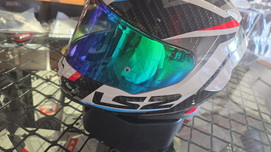 FF800/FF320 VISOR SPRAY GREEN  TRANSPARENCY-TINTED ELECTRIC