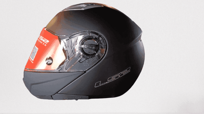 ls2 flip up helmets online india FF386 MATT BLACK FLIPUP HELMET – ls2helmetsindia