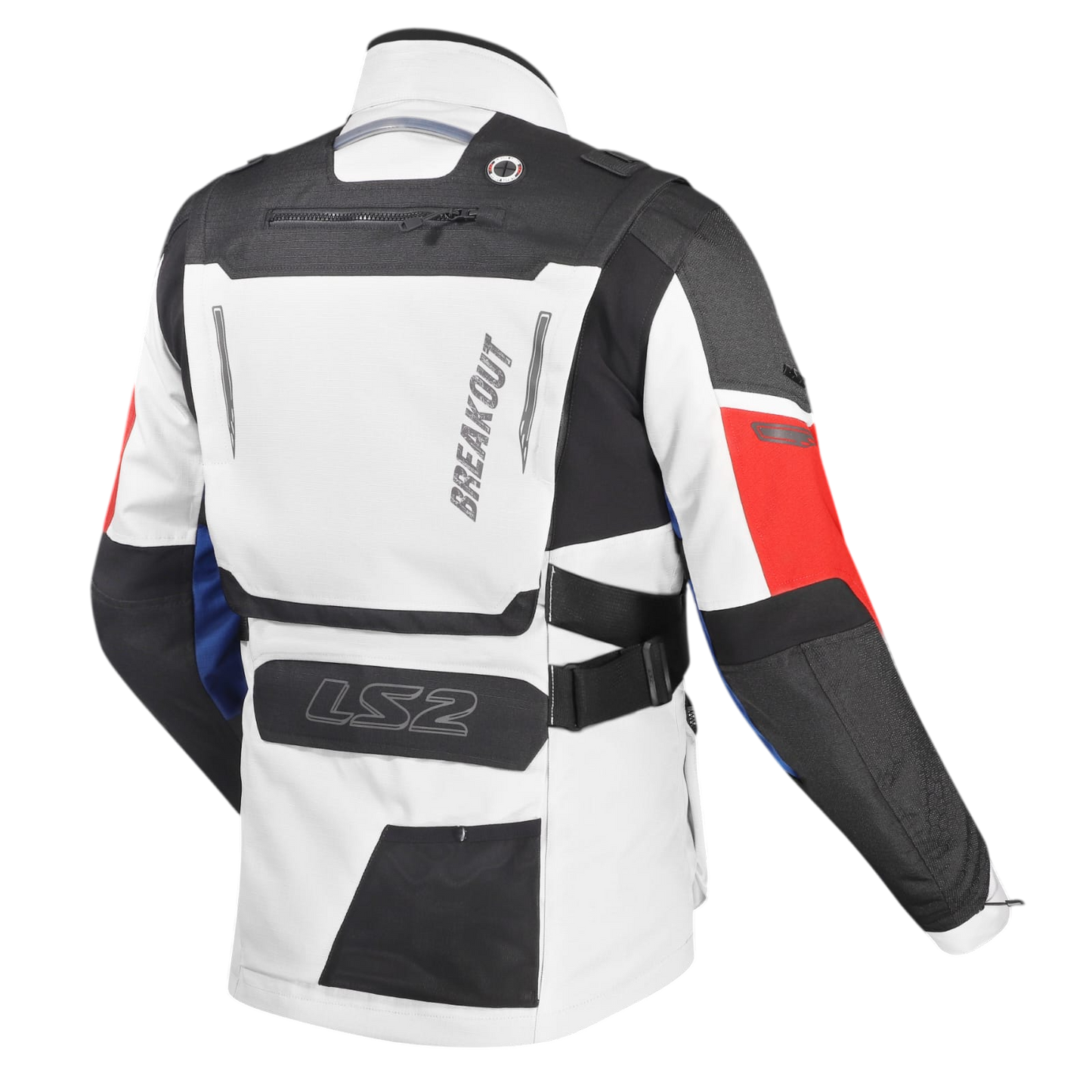 BREAKOUT MAN JACKET - GREY BLUE RED - CE CLASS AA CERTIFIED