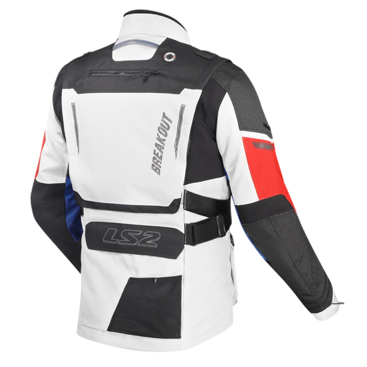 BREAKOUT MAN JACKET - GREY BLUE RED - CE CLASS AA CERTIFIED