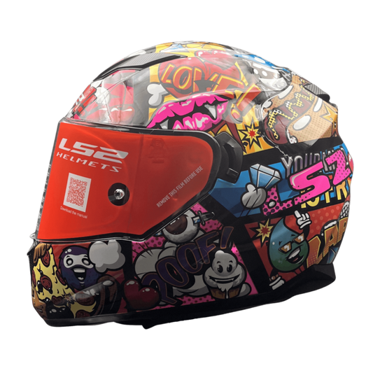 FF320 STREAM EVO COMICS BLACK (D-RING)