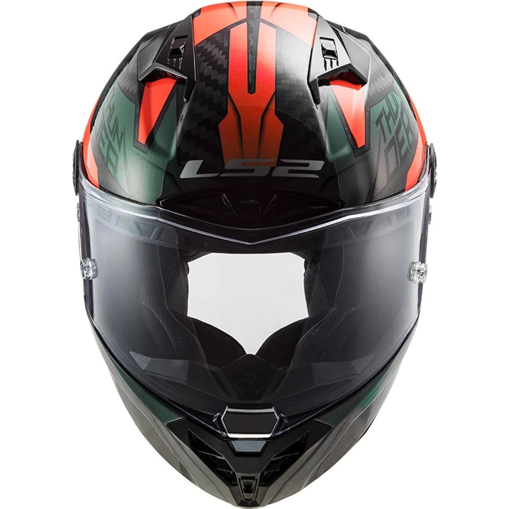 FF805 THUNDER CARBON CHASE GLOSS GREEN ORANGE