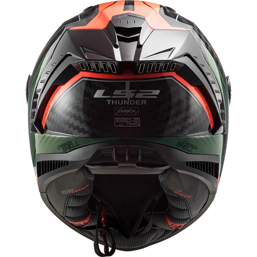 FF805 THUNDER CARBON CHASE GLOSS GREEN ORANGE