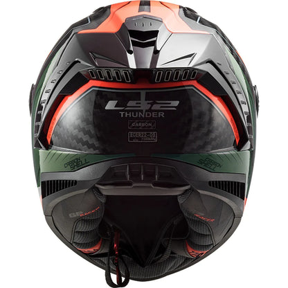 FF805 THUNDER CARBON CHASE GLOSS GREEN ORANGE