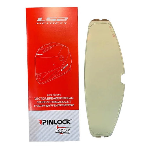 LS2 SPARE PINLOCK 70 VISION ANTIFOG CLEAR LENS FOR FF800 STORM