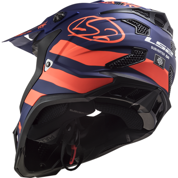 MX700 SUBVERTER EVO CARGO MATT BLUE FLURO ORANGE