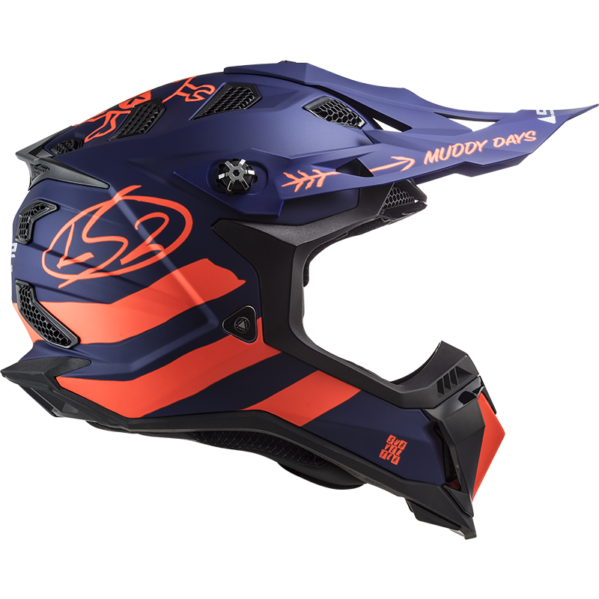 MX700 SUBVERTER EVO CARGO MATT BLUE FLURO ORANGE