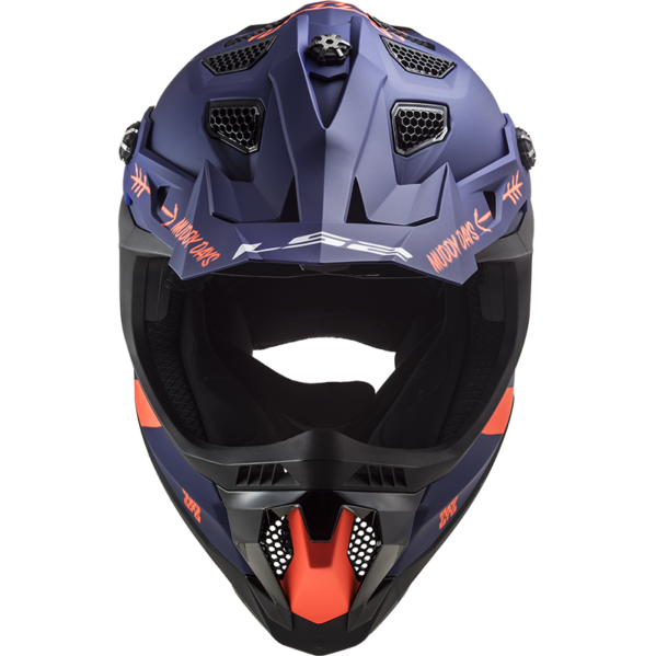 MX700 SUBVERTER EVO CARGO MATT BLUE FLURO ORANGE