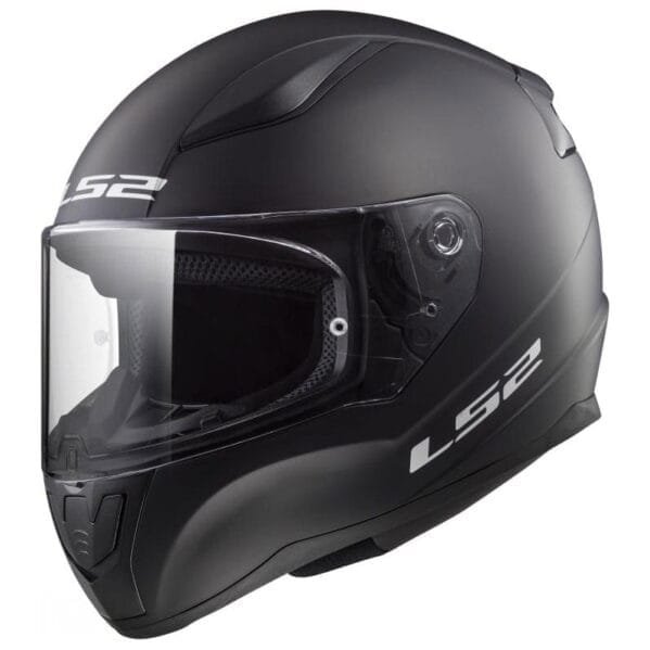 FF353 MINI SOLID GLOSS BLACK KIDS HELMETS