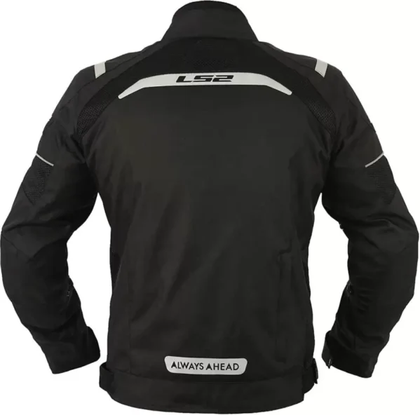 LS2 TIDE MEN BLACK REFLECTOR JACKET  L2