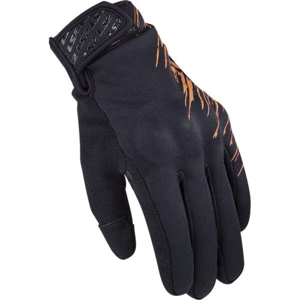 LS2 JETMAN RIDING GLOVES ORANGE