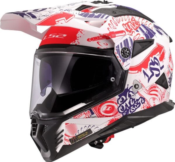 MX436 PIONEER II FANTASY MATT WHITE RED BLUE-06
